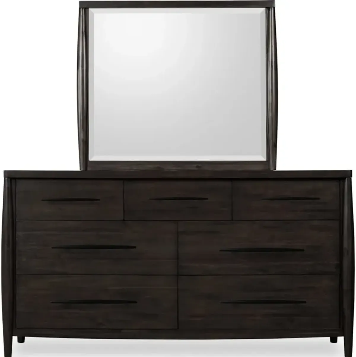 Koko Minx Brown 7-Drawer Dresser