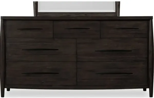 Koko Minx Brown 7-Drawer Dresser