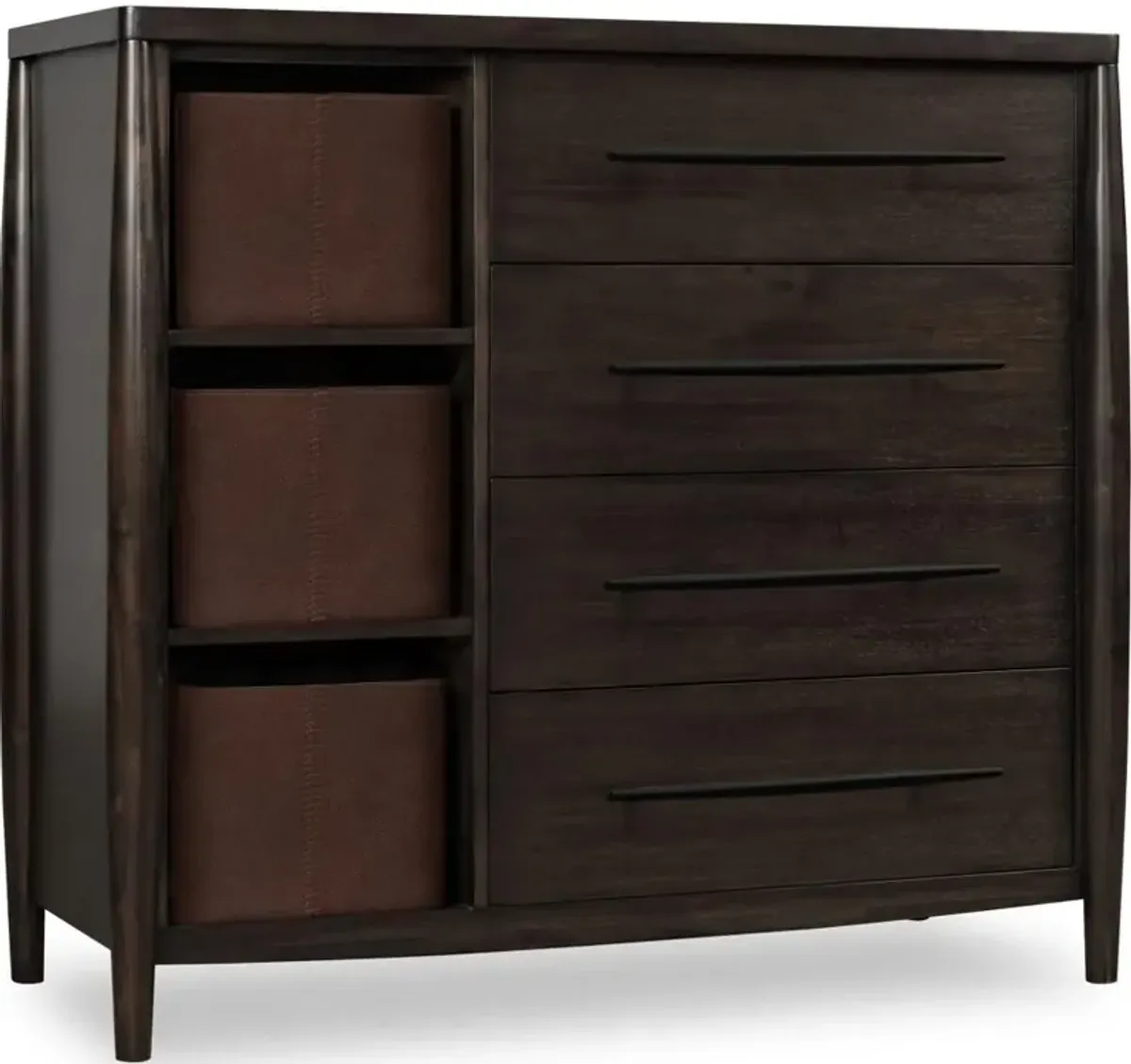 Koko Minx Brown Sweater Chest with Storage Drawers
