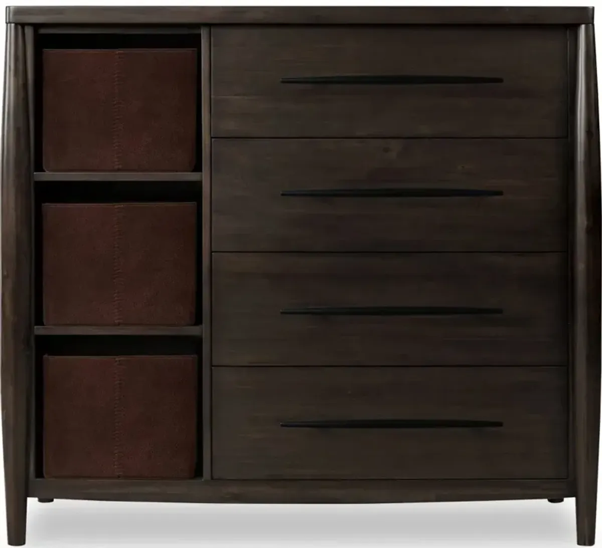 Koko Minx Brown Sweater Chest with Storage Drawers