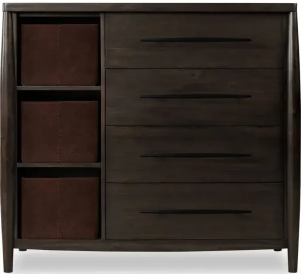 Koko Minx Brown Sweater Chest with Storage Drawers