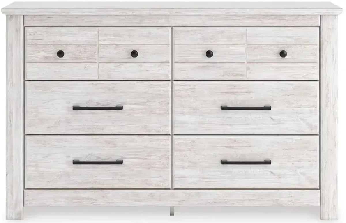 Whisper Whitewash Dresser