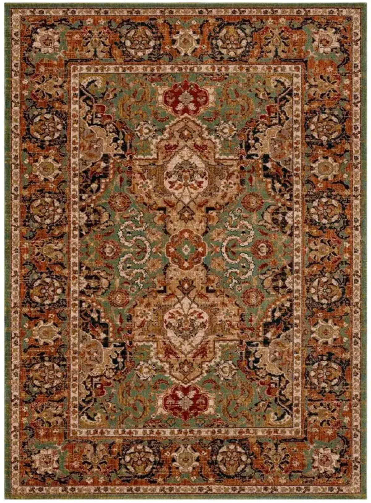 Dahar 8 x 11 Aquamarine Area Rug