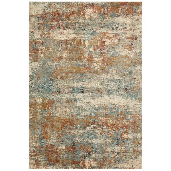Ankara 8 x 10 Beige Area Rug