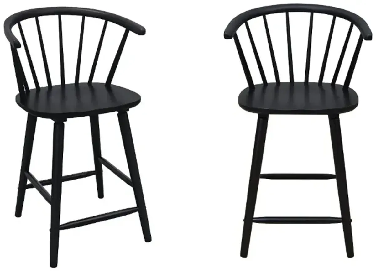 Janna Black Barstool