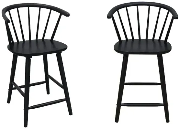 Janna Black Barstool