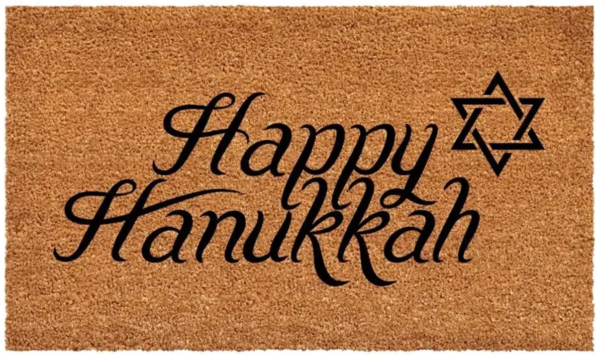 Hanukkah Greetings Doormat