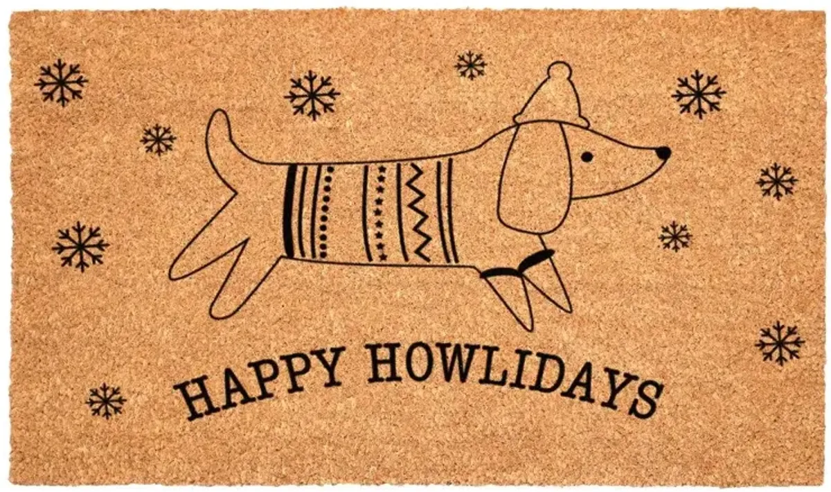 Happy Howlidays Doormat