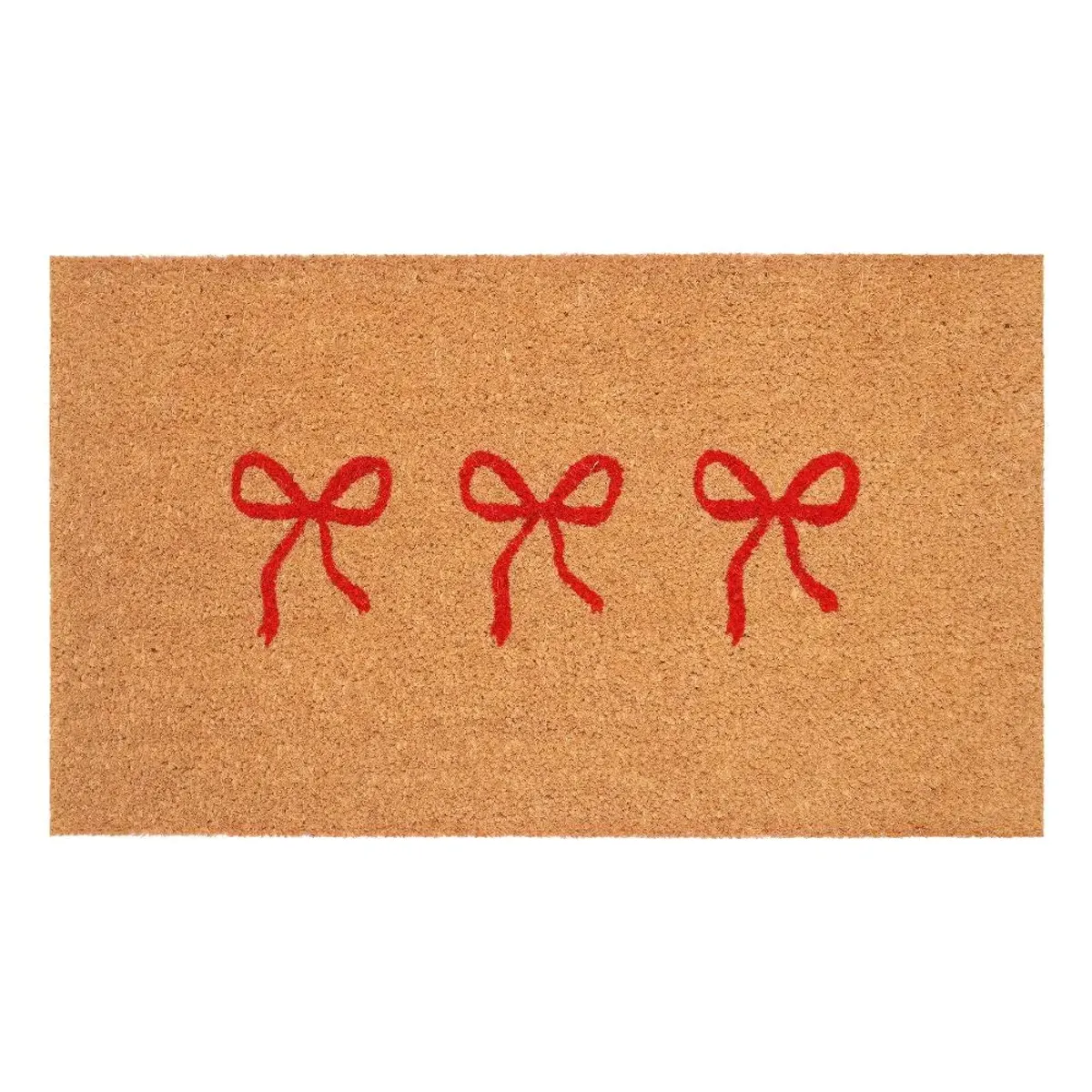 Red Bows Trio Doormat