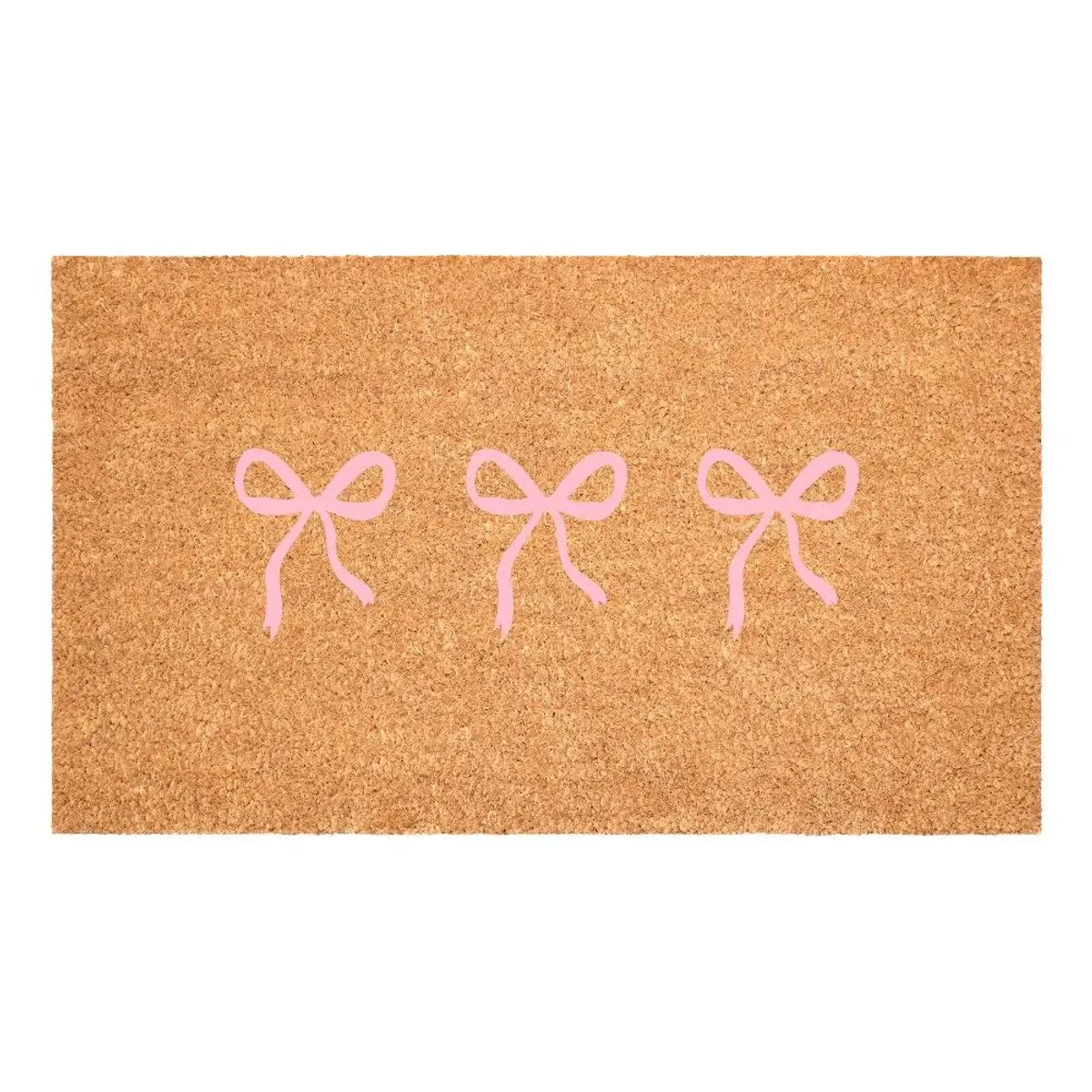 Pink Bows Trio Doormat