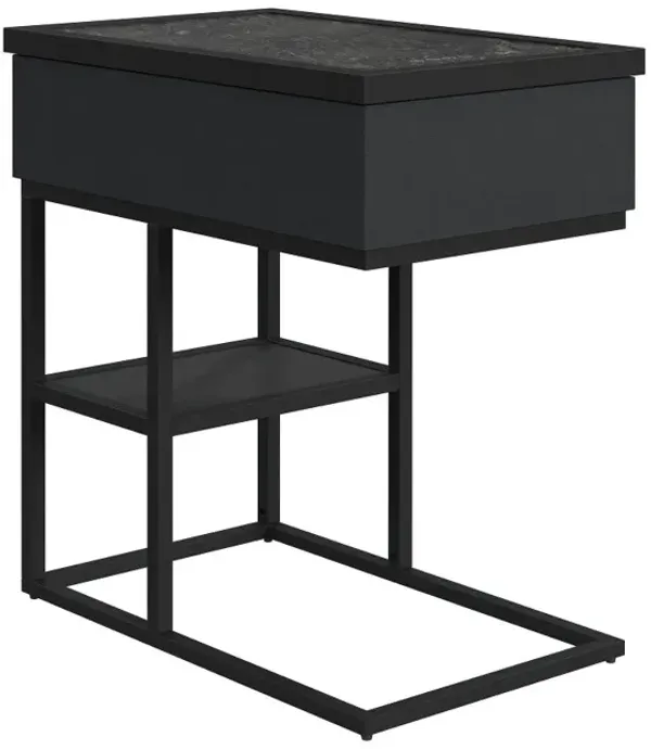 Halo Black Smart Side Table