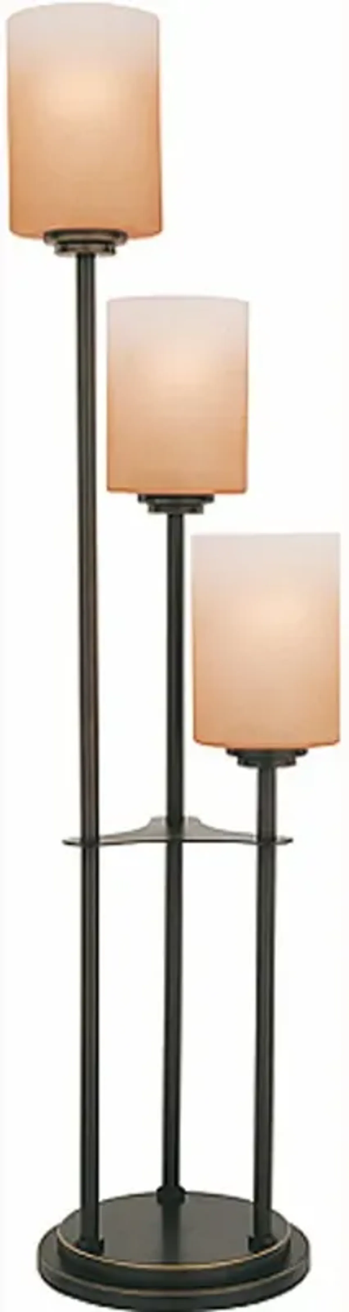 Bronze Staggered 3 Light Table Lamp