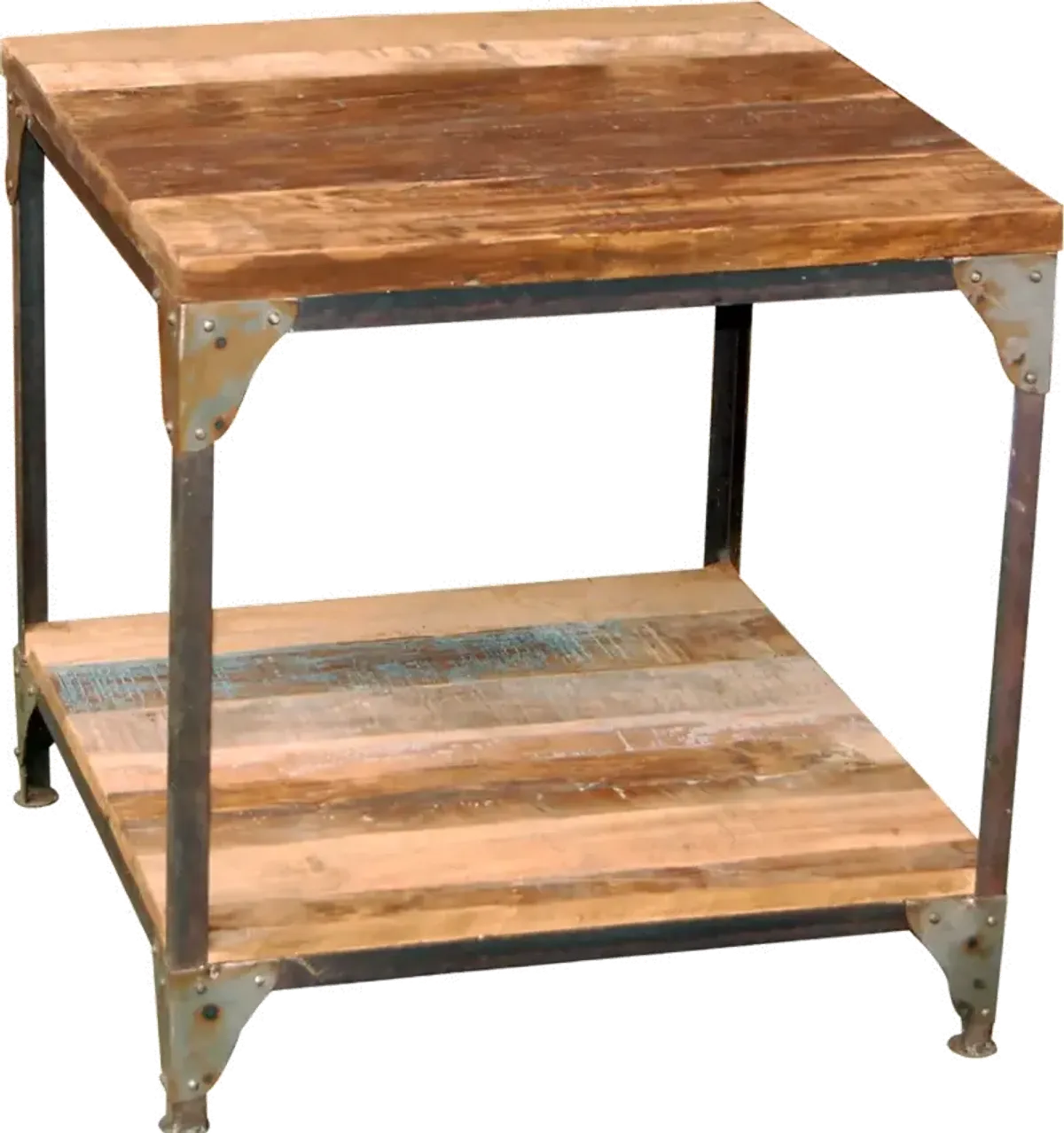 Manchester Rustic Light Brown End Table