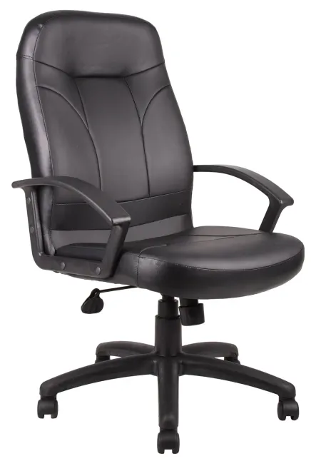 Black LeatherPlus Office Chair