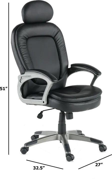 Executive Office Chair with Headrest