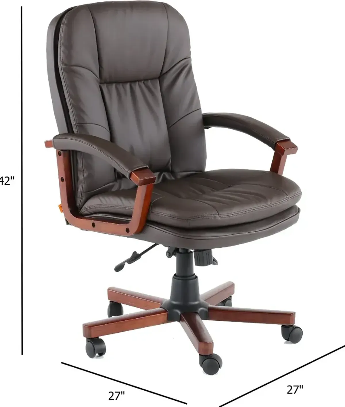 Bomber Brown Executive Office Chair