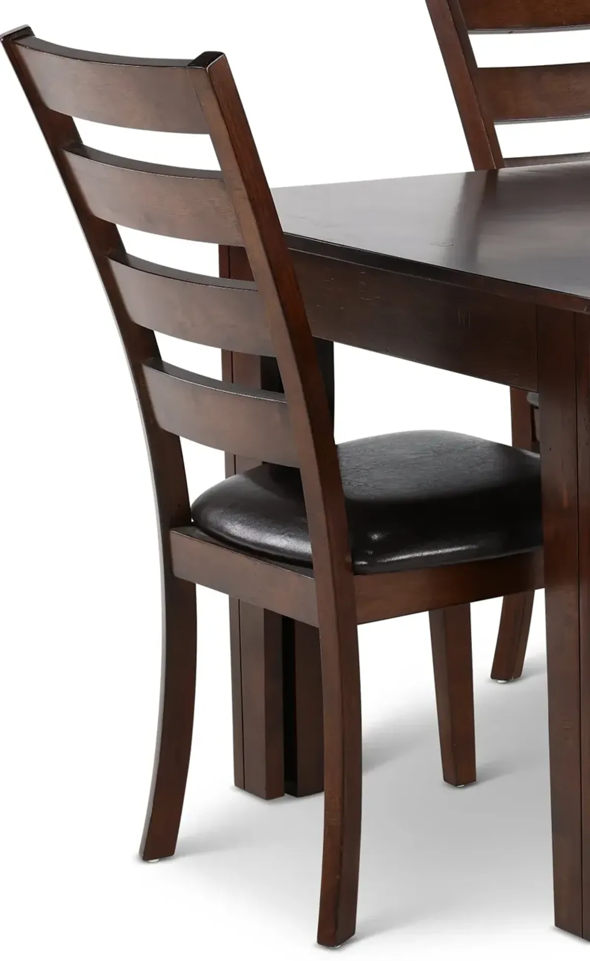 Kona Brown 5 Piece Dining Set with Ladderback Chairs