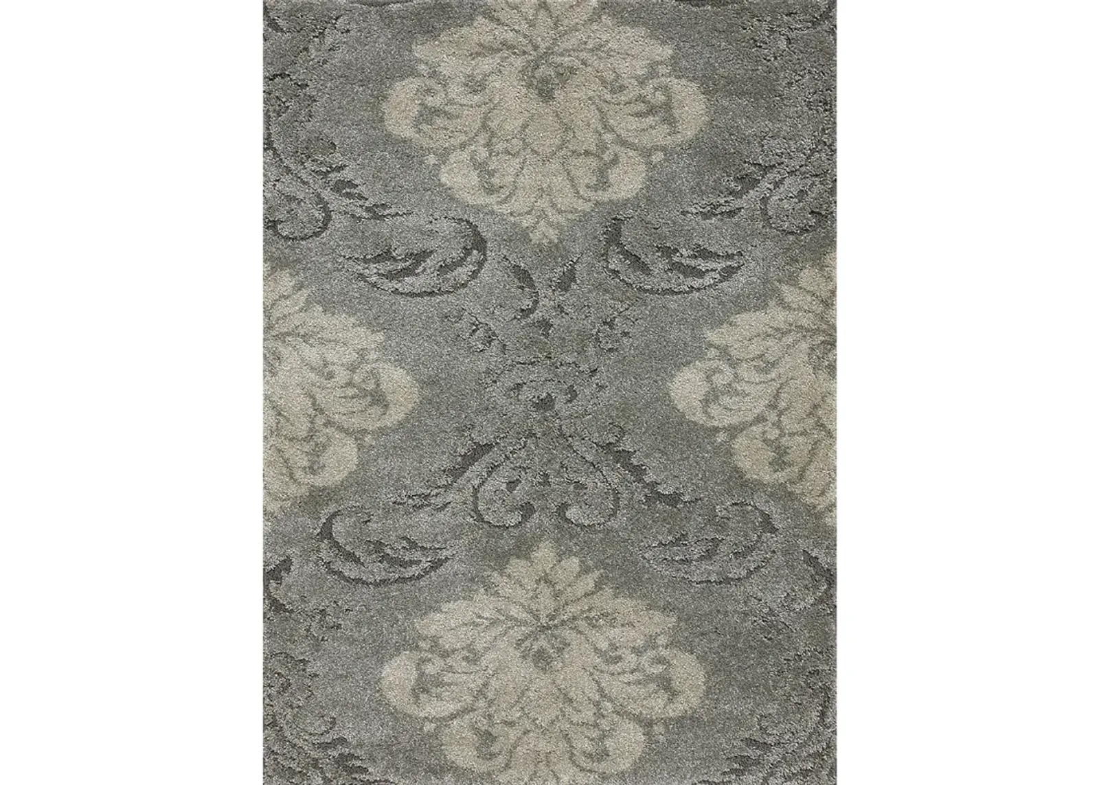 Enchant 5 x 8 Smoke Gray and Beige Area Rug