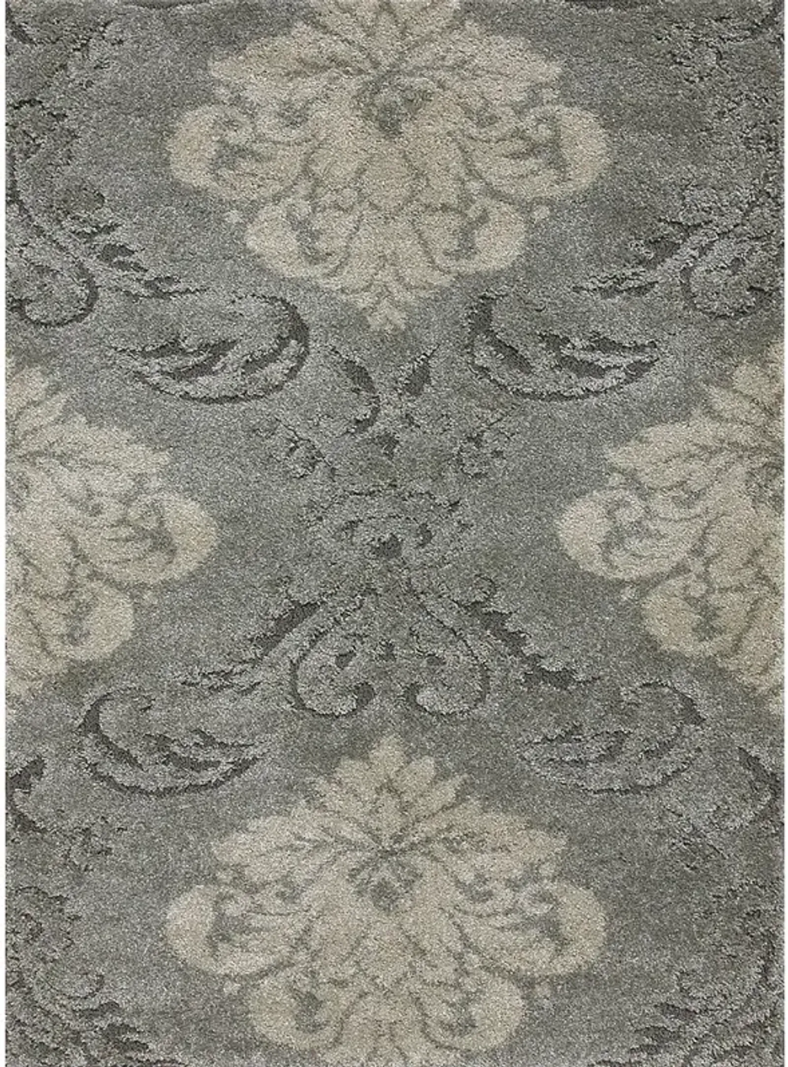 Enchant 5 x 8 Smoke Gray and Beige Area Rug