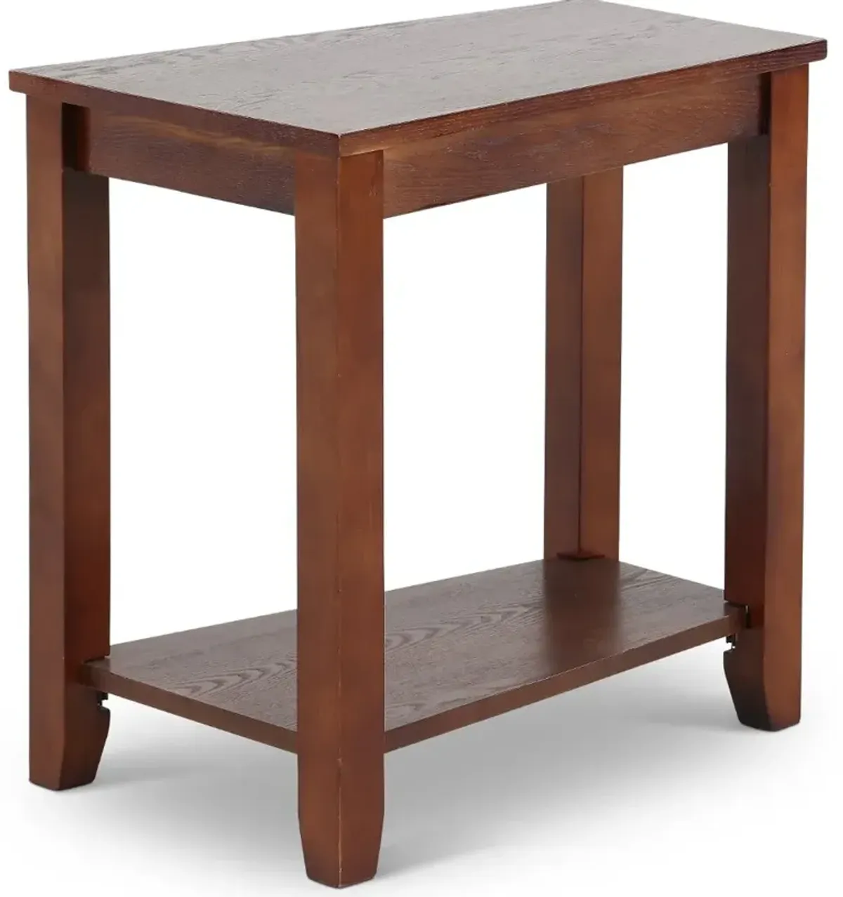 Wedge Espresso Side Table