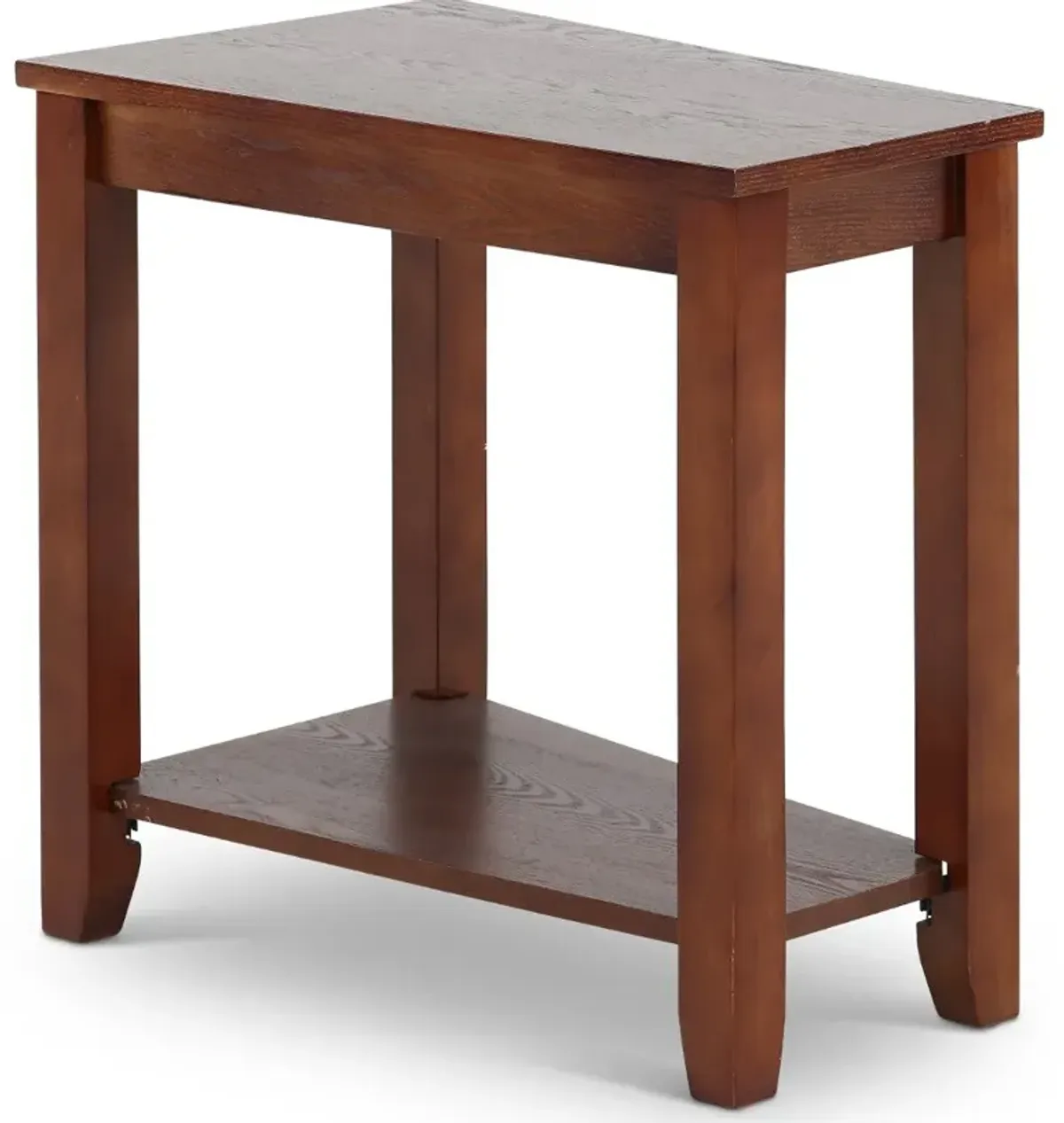 Wedge Espresso Side Table