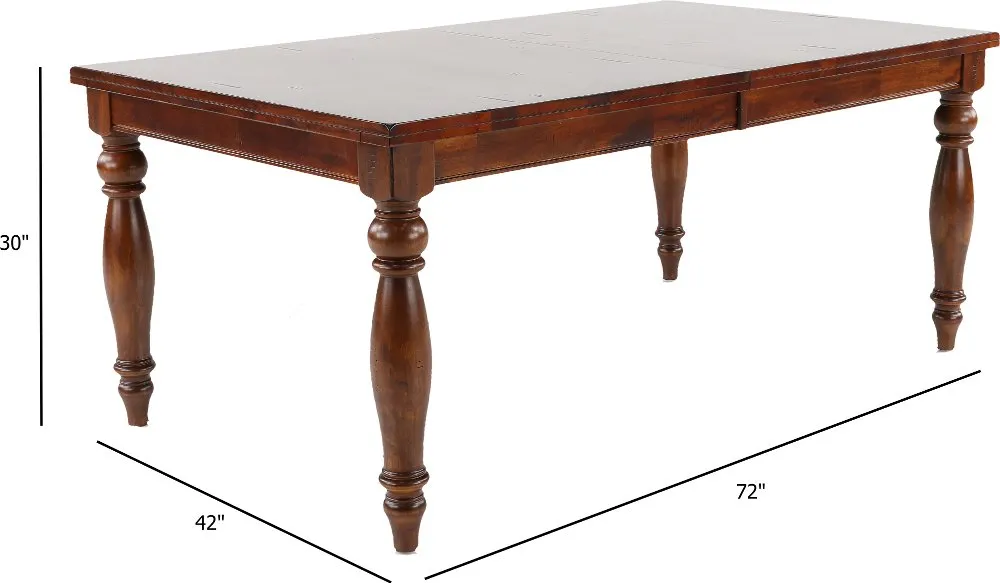 Kingston Dark Brown Dining Table