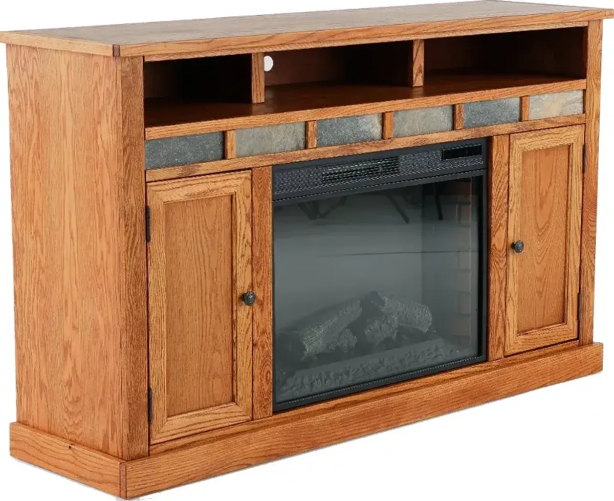 Oak Creek 62" Fireplace TV Stand