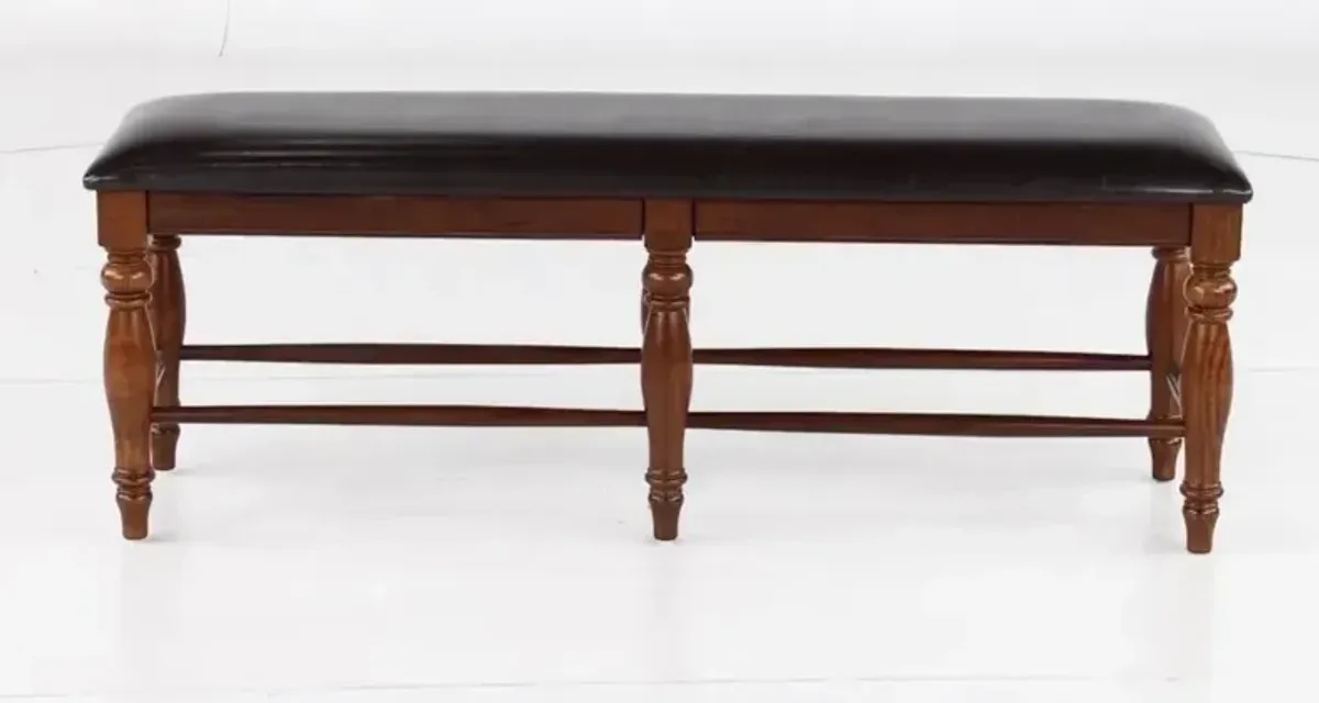 Kingston Brown Dining Bench