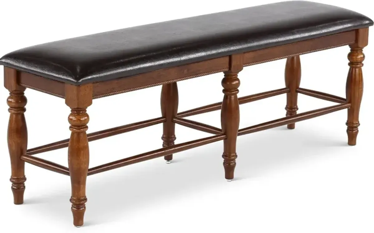 Kingston Brown Dining Bench