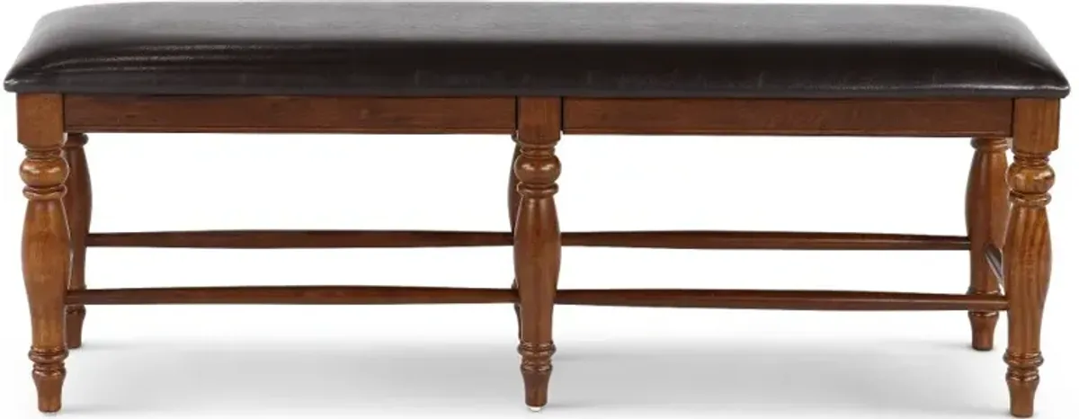 Kingston Brown Dining Bench