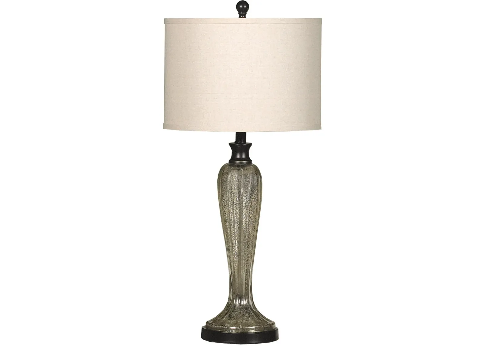 Silver and Gold Mercury Glass Table Lamp