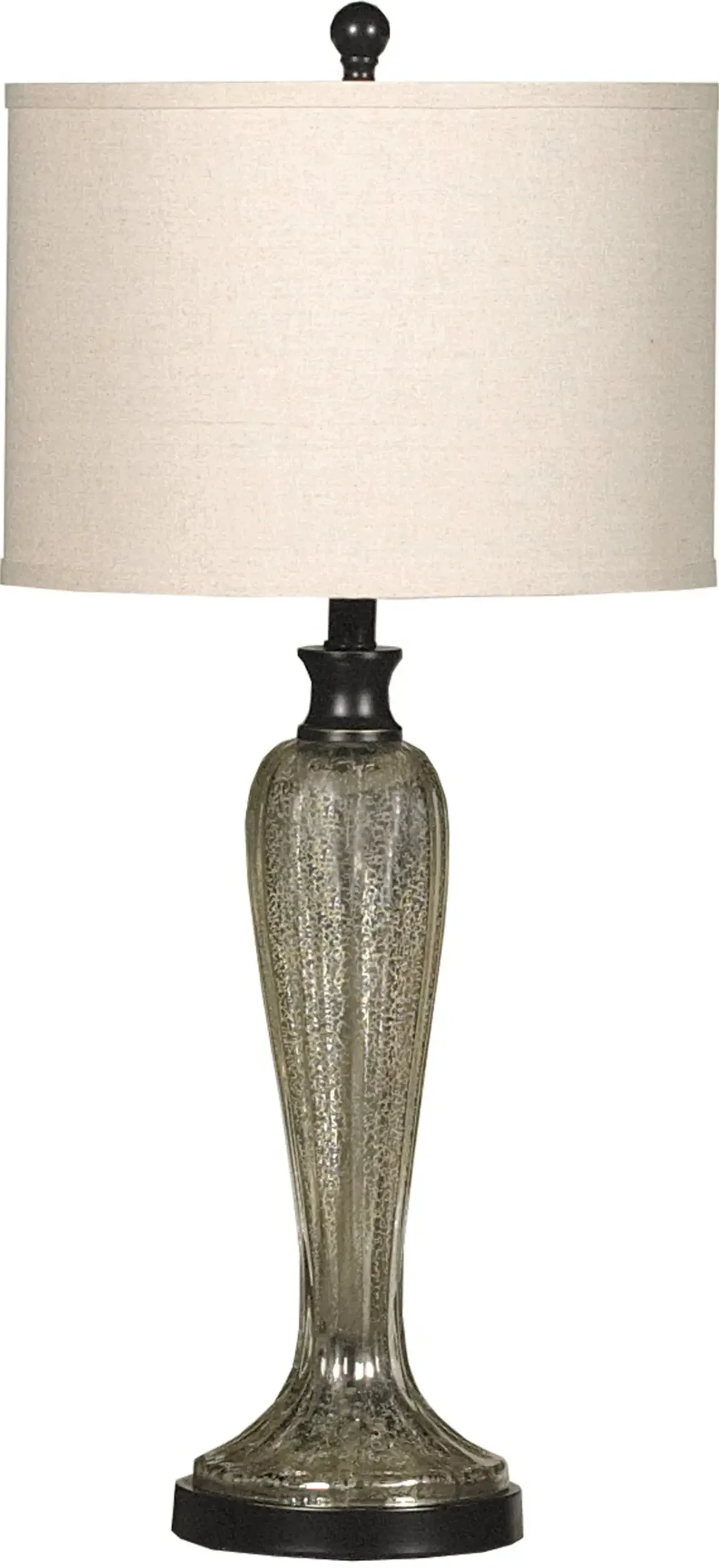 Silver and Gold Mercury Glass Table Lamp