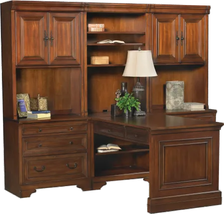 Richmond 7 Piece Home Office Computer Desk with Hutch