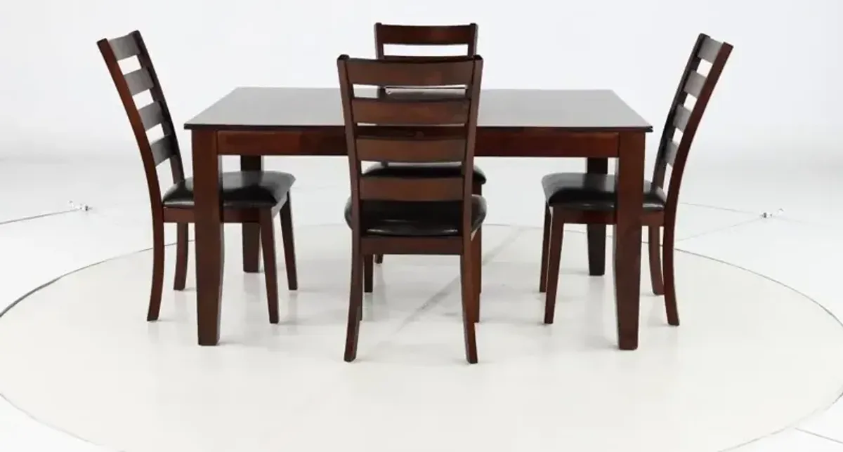 Kona Brown 5 Piece Expanding Dining Set