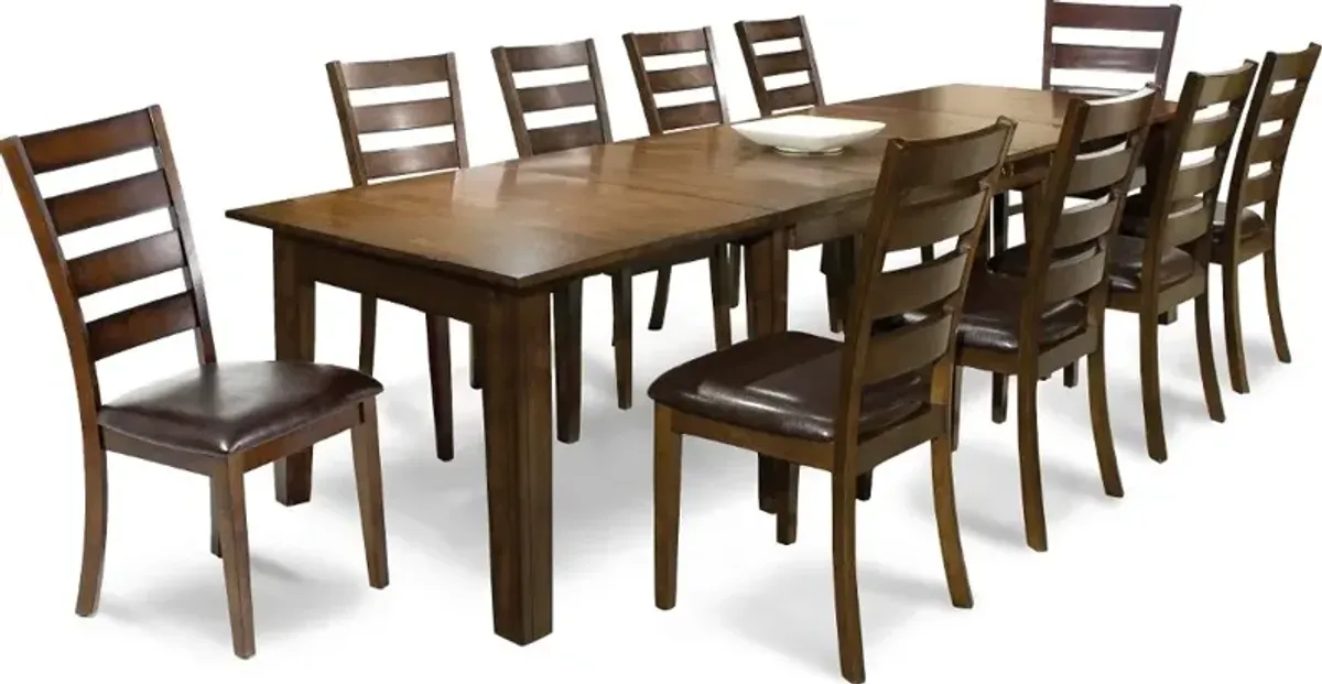 Kona Brown 5 Piece Expanding Dining Set