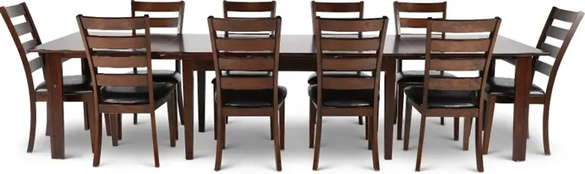 Kona Brown 11 Piece Dining Set