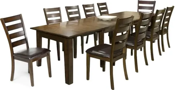 Kona Brown 11 Piece Dining Set