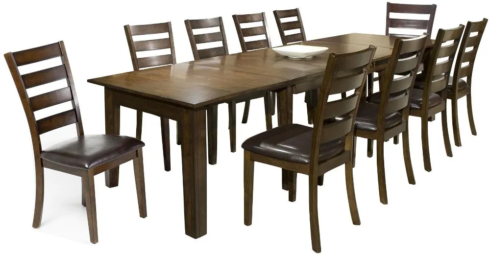 Kona Brown 11 Piece Dining Set