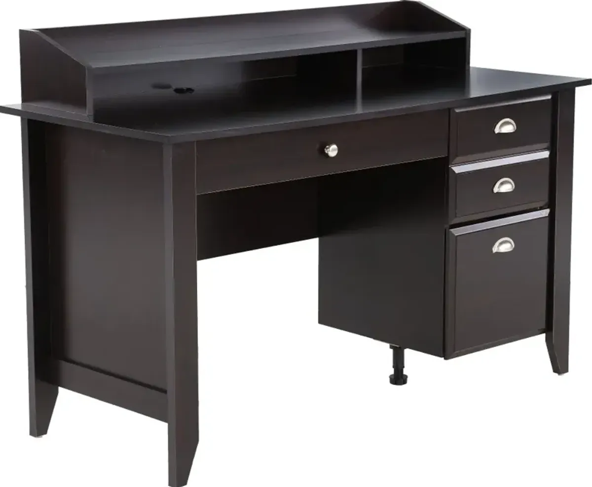 Shoal Creek Traditional Dark Brown Office Desk