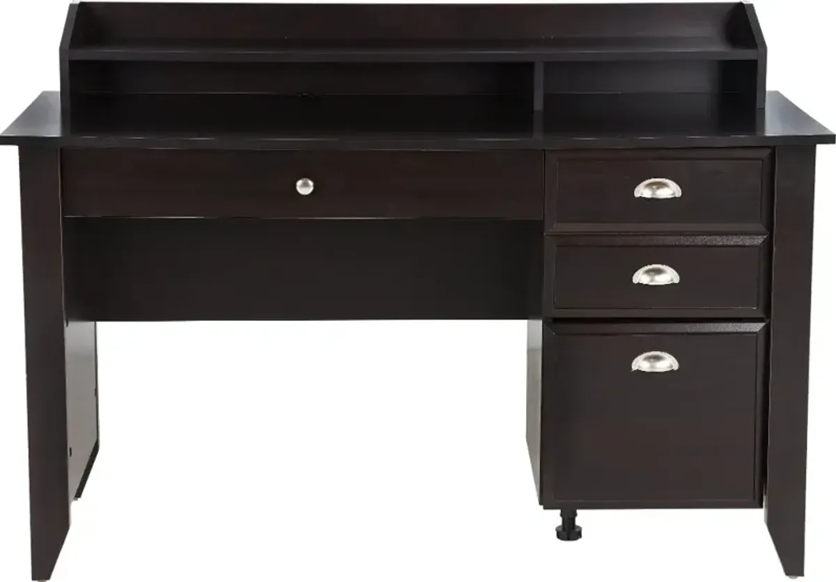 Shoal Creek Traditional Dark Brown Office Desk