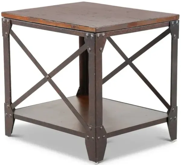 Pinebrook Brown End Table