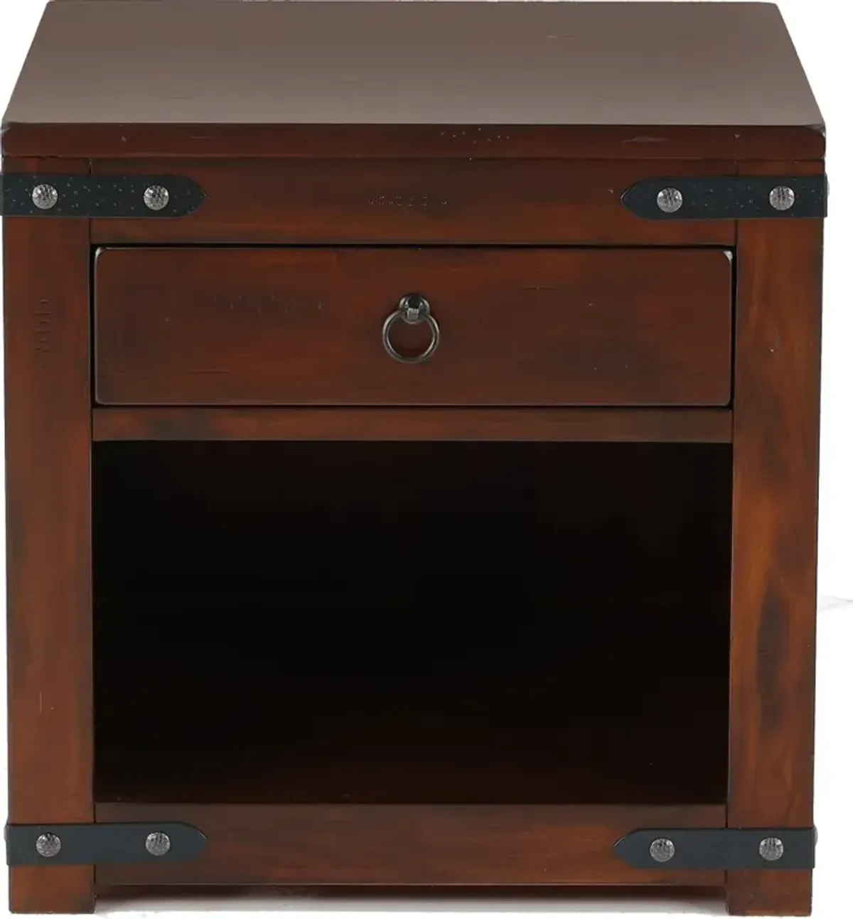 Santa Fe Storage End Table