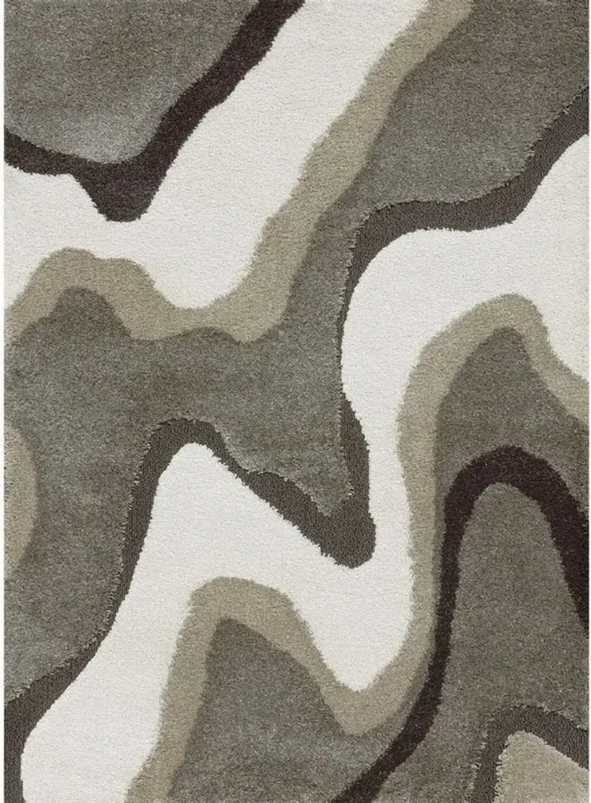 Enchant 5 x 8 Brown and Tan Area Rug