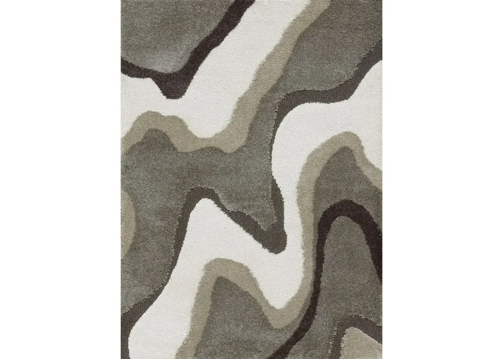 Enchant 8 x 11 Brown and Tan Area Rug