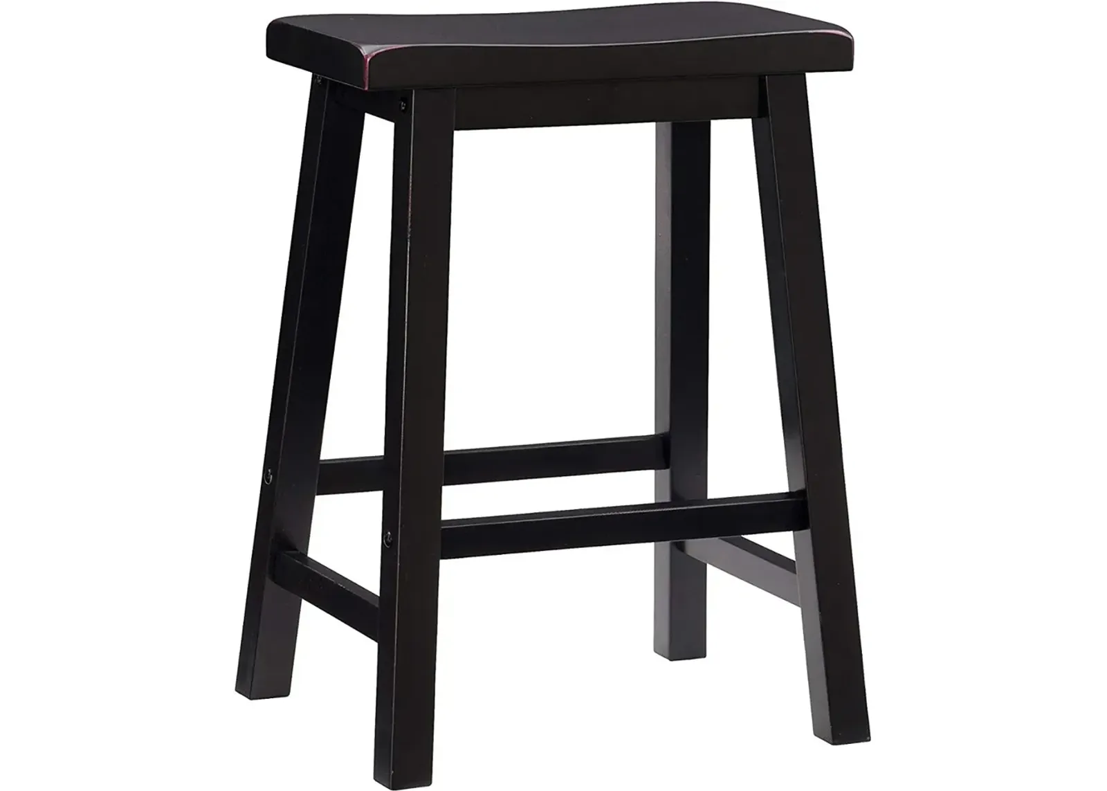 Terra Cotta Black Counter Height Stool