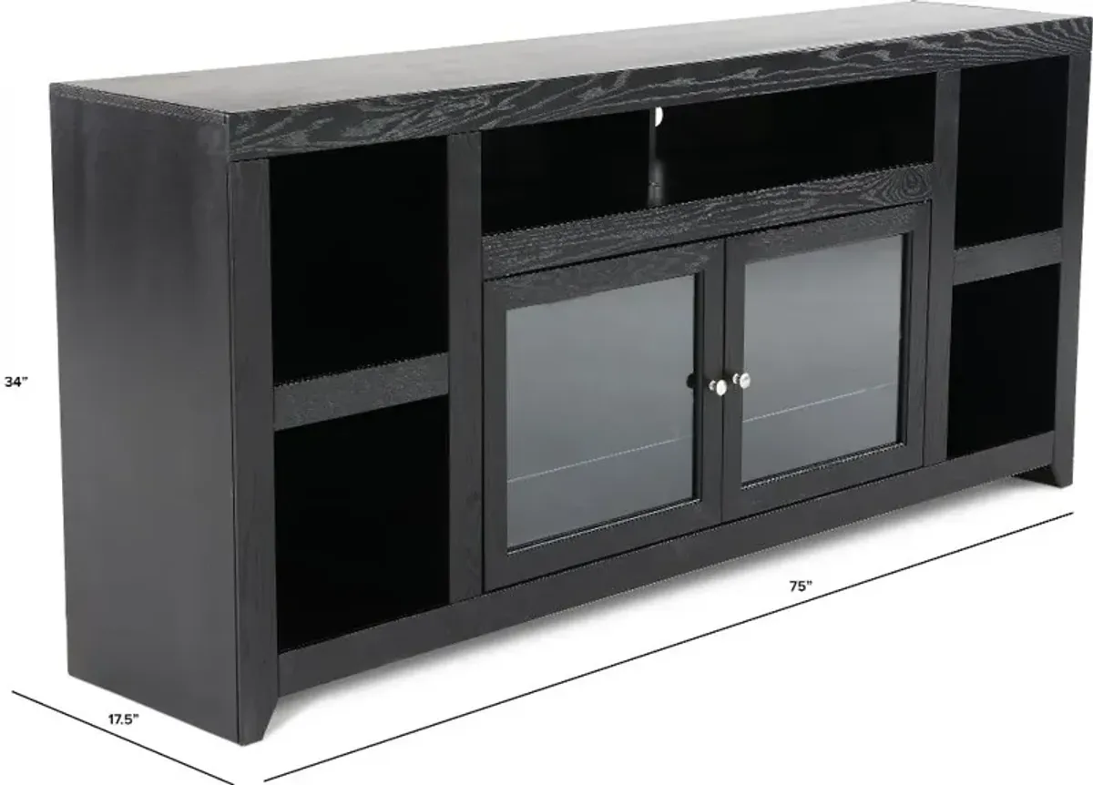 Skyline Mocha Brown 75" TV Stand