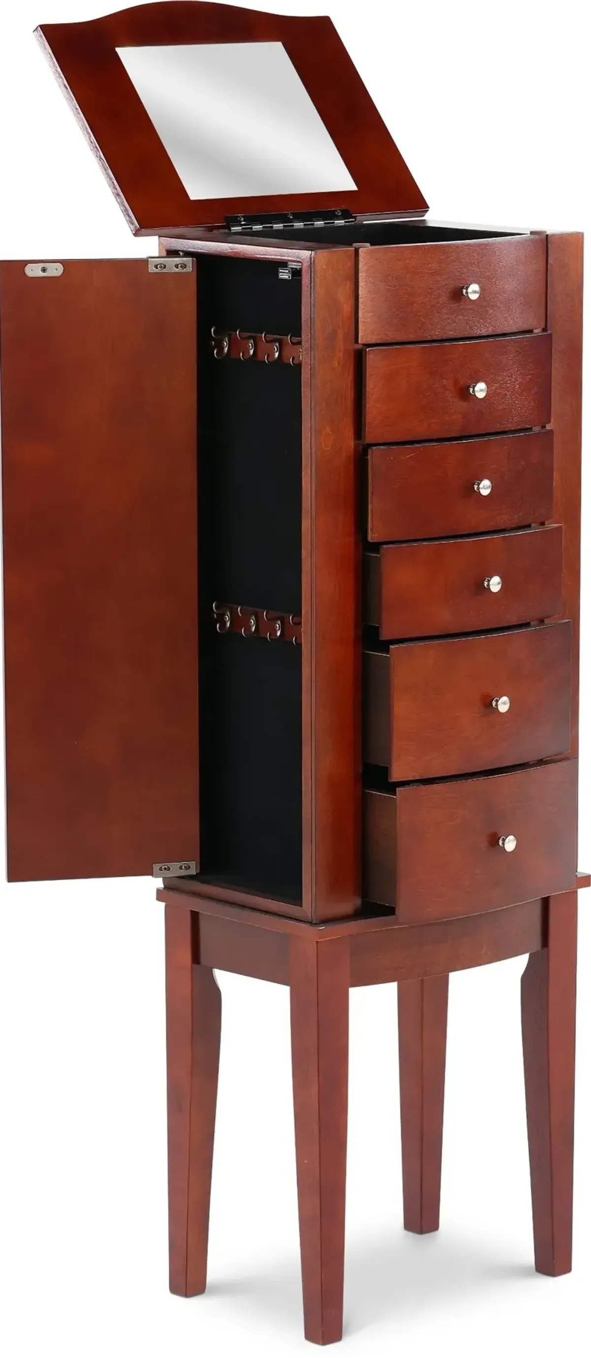 Merlot Jewelry Armoire