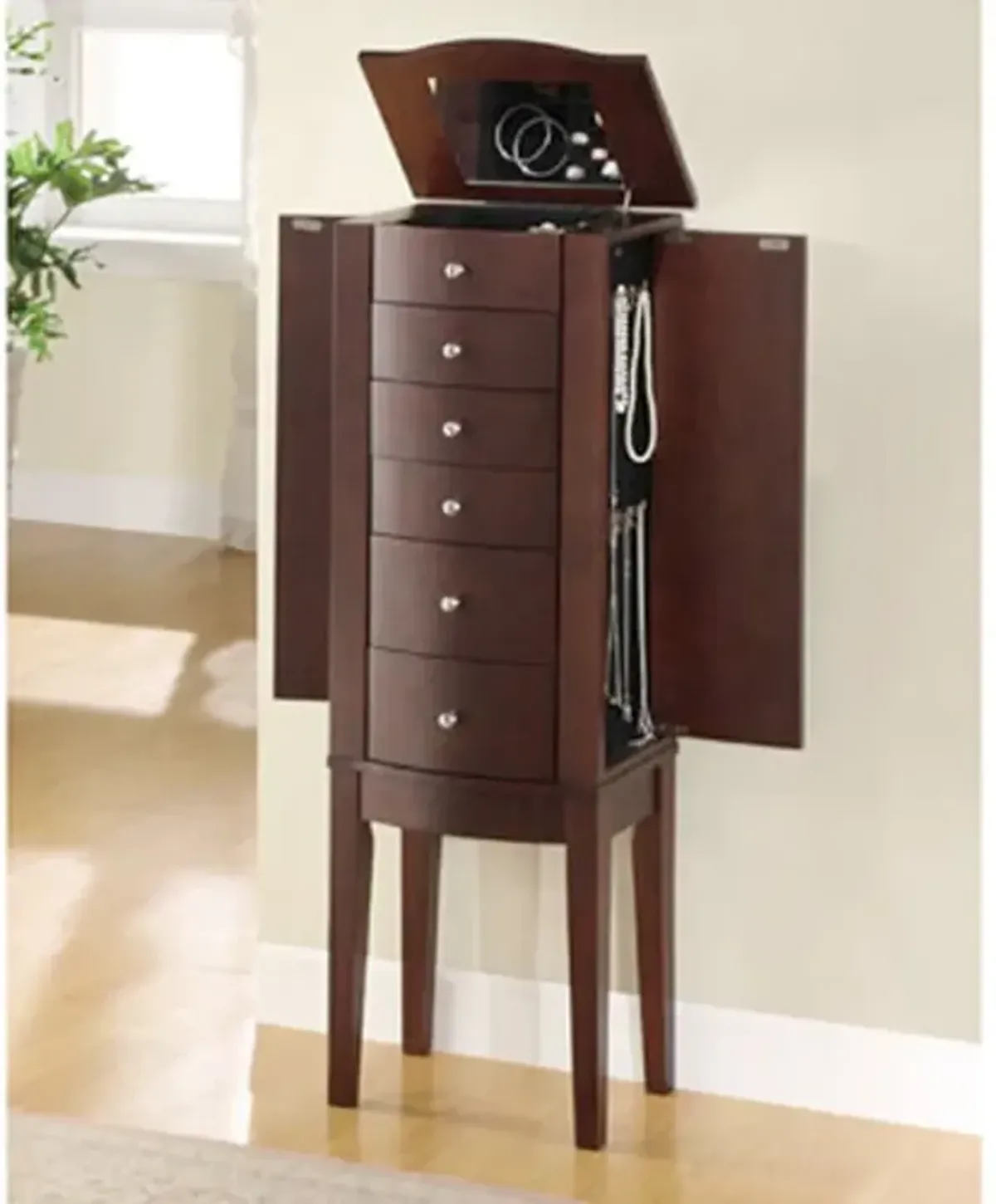 Merlot Jewelry Armoire