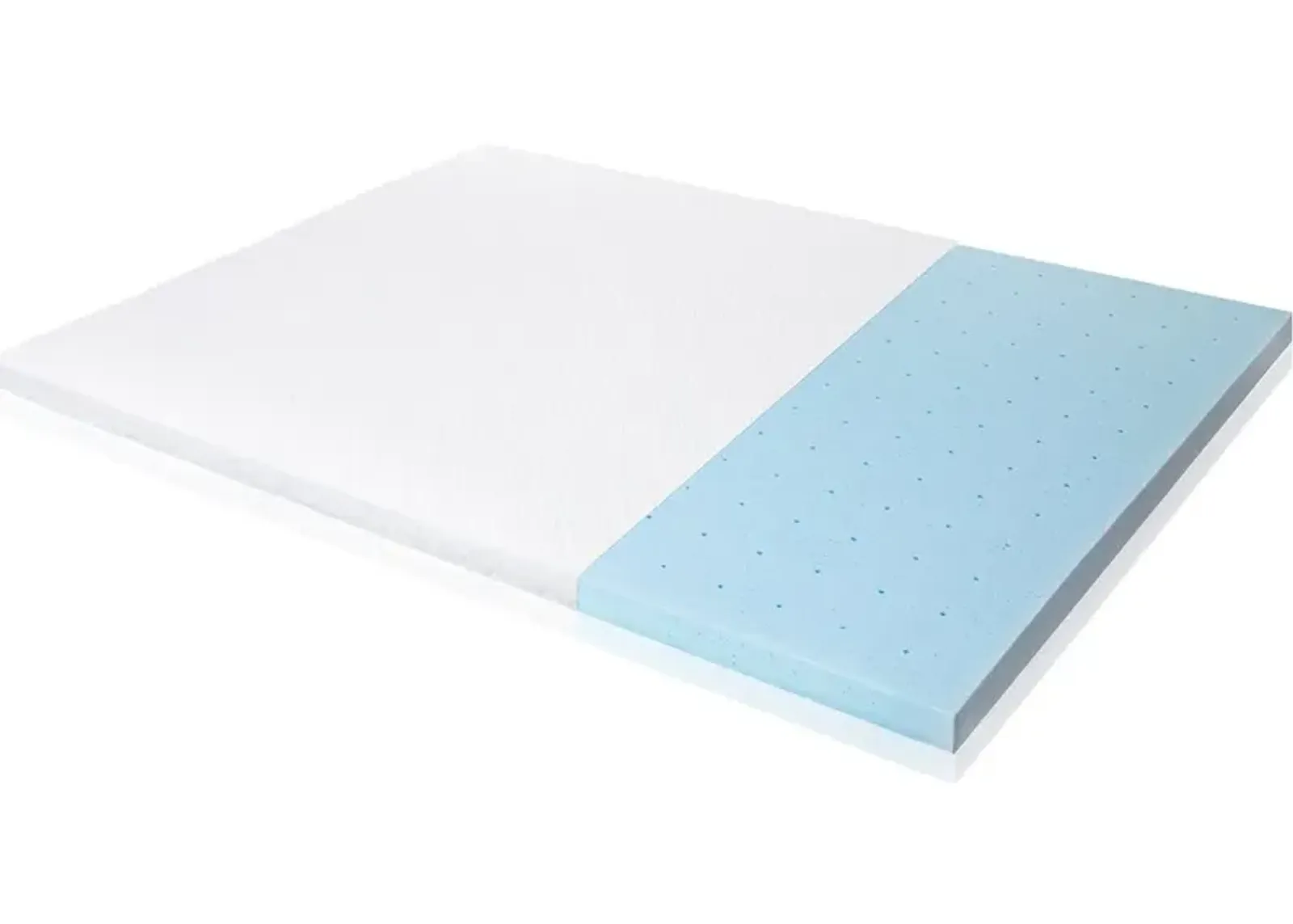 Malouf 2.5 Inch Twin Gel Memory Foam Mattress Topper