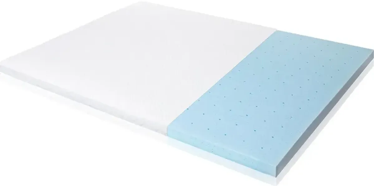 Malouf 2.5 Inch Twin Gel Memory Foam Mattress Topper